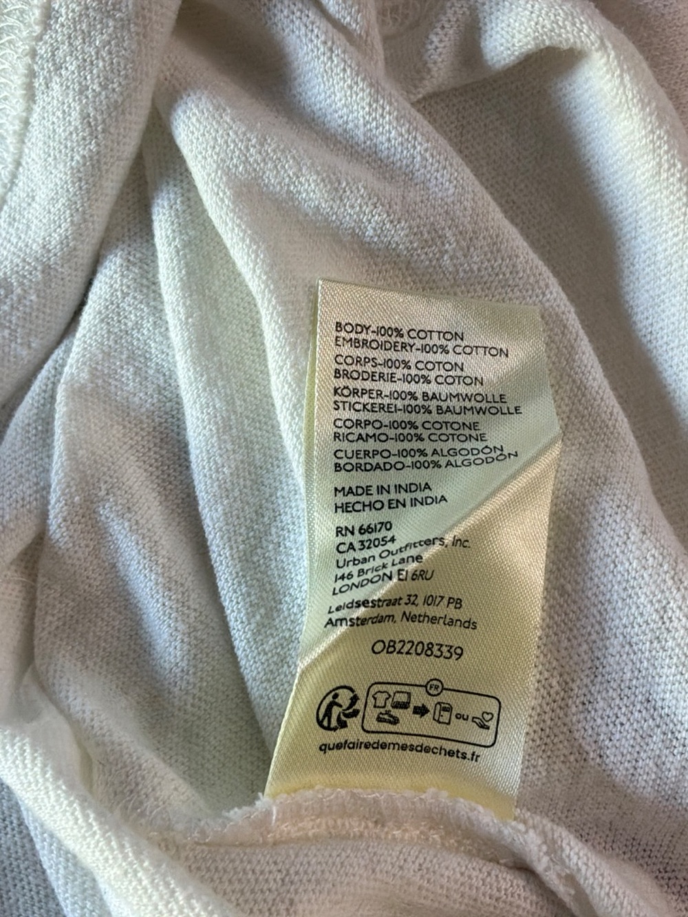 FREE PEOPLE EMBROIDERED TEE - Picture 5 of 7